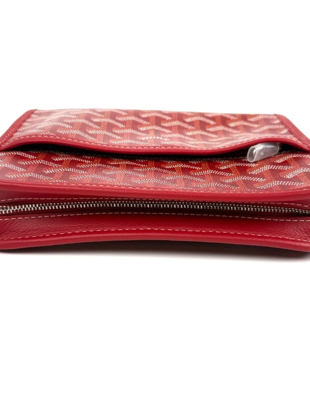GOYARD Jouvence Red Pouch Cosmetic Toiletry Case PM New